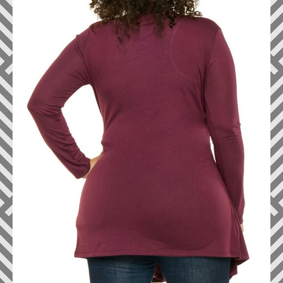 3X 💋🐝SALE🐝💋  Plus size Front Tie Cardigan - Picture 2 of 2